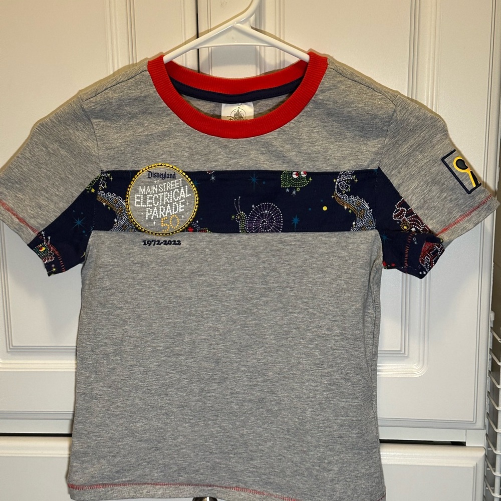 Disney Parks Exclusive Disneyland Main Street Parade 50 Anniversary kids tshirt